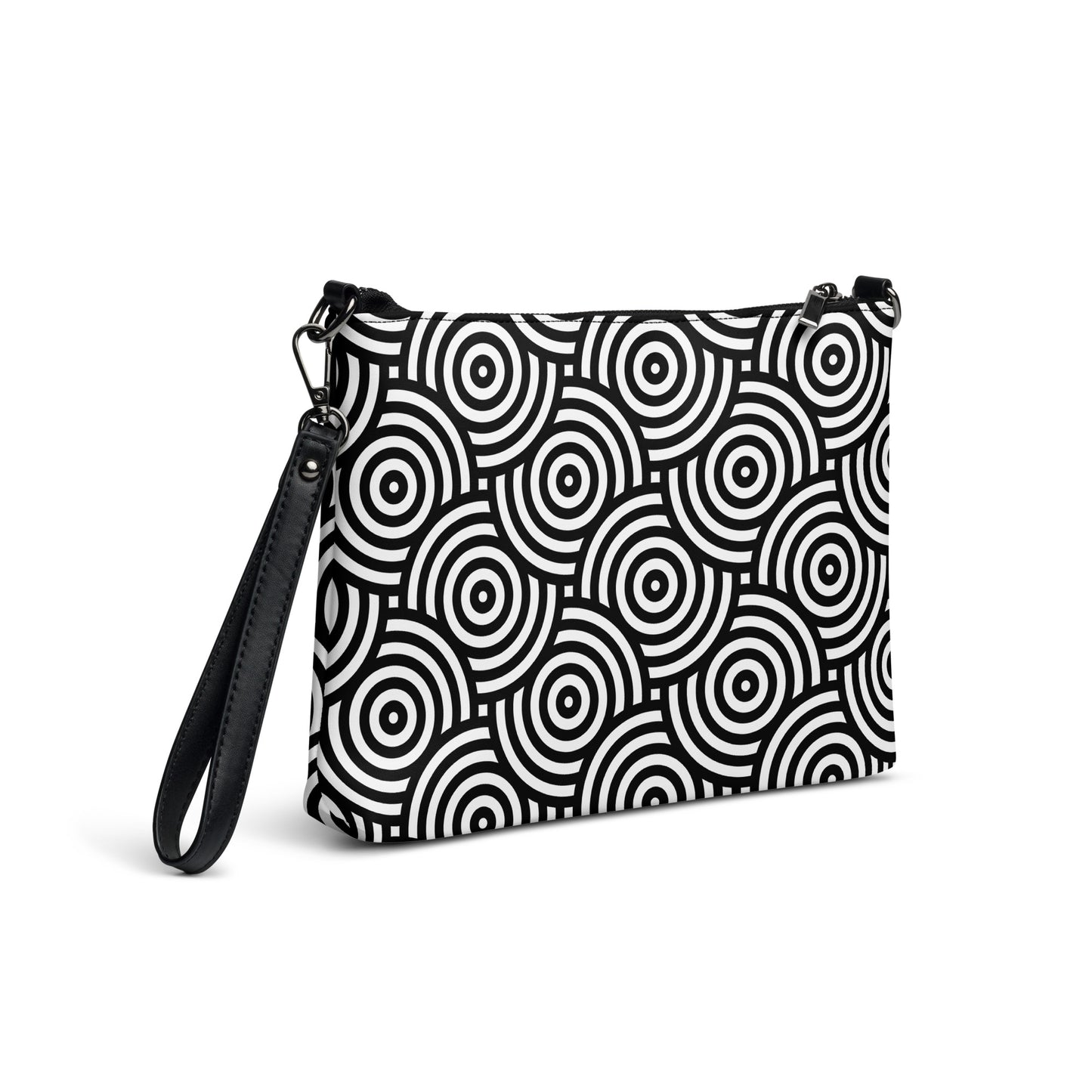 bolso fiesta blanco y negro