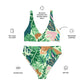 Bikini reciclado talle alto tropical