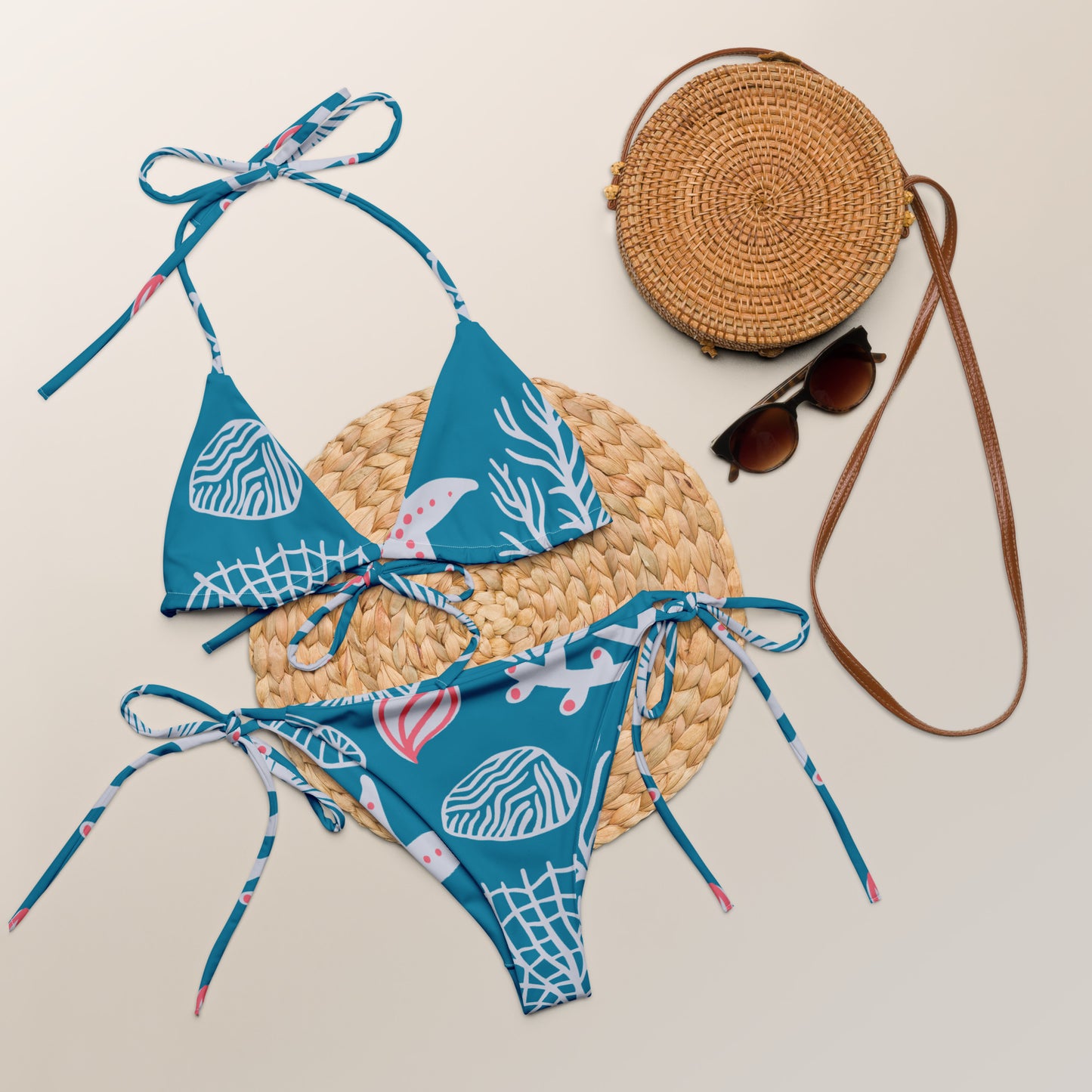 Bottom of the Sea Recycled Triangle Bikini