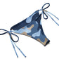 Tarnfarbener, recycelter Triangel-Bikini