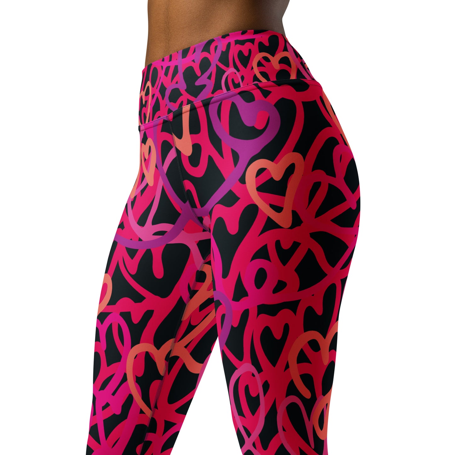 Heart yoga leggings