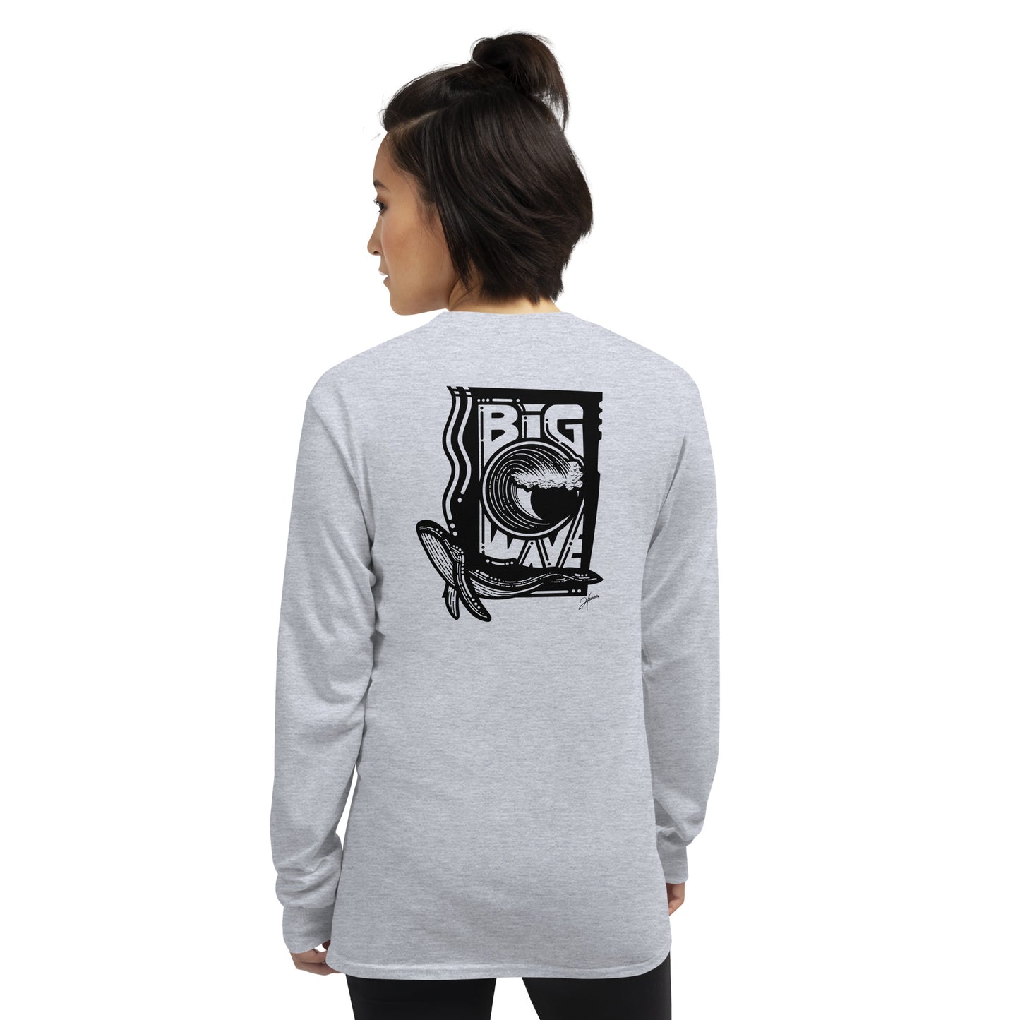 Camiseta manga larga unisex Big Wave