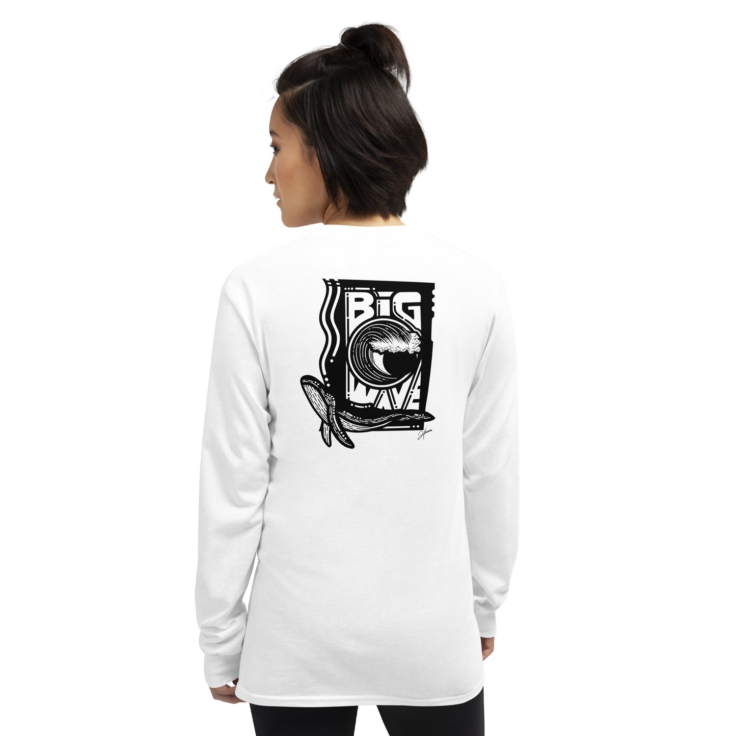 Camiseta manga larga unisex Big Wave