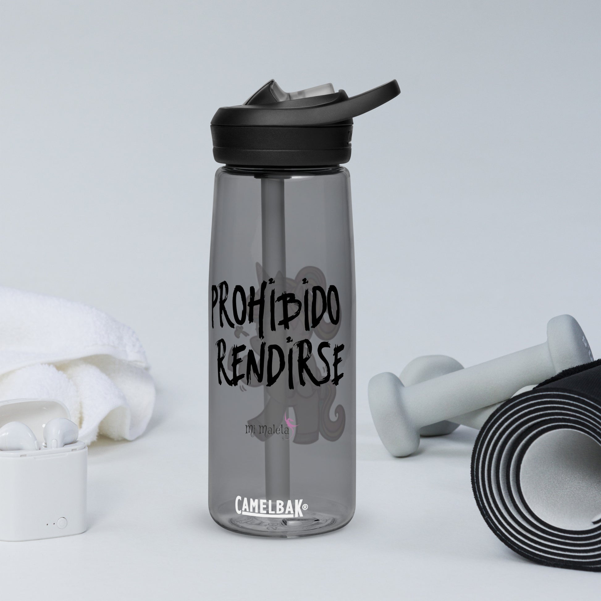 Botella de agua deportiva Camelbak Prohibido Rendirse