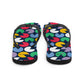 Unisex-Flip-Flops fressen Kokosnüsse