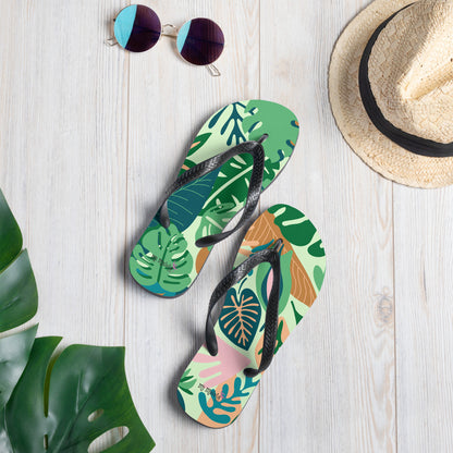 Chanclas de dedo tropical