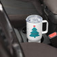 Merry Christmas thermos with handle