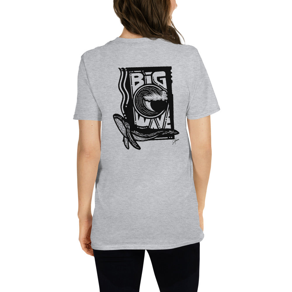 BIG WAVE Unisex Kurzarm-T-Shirt