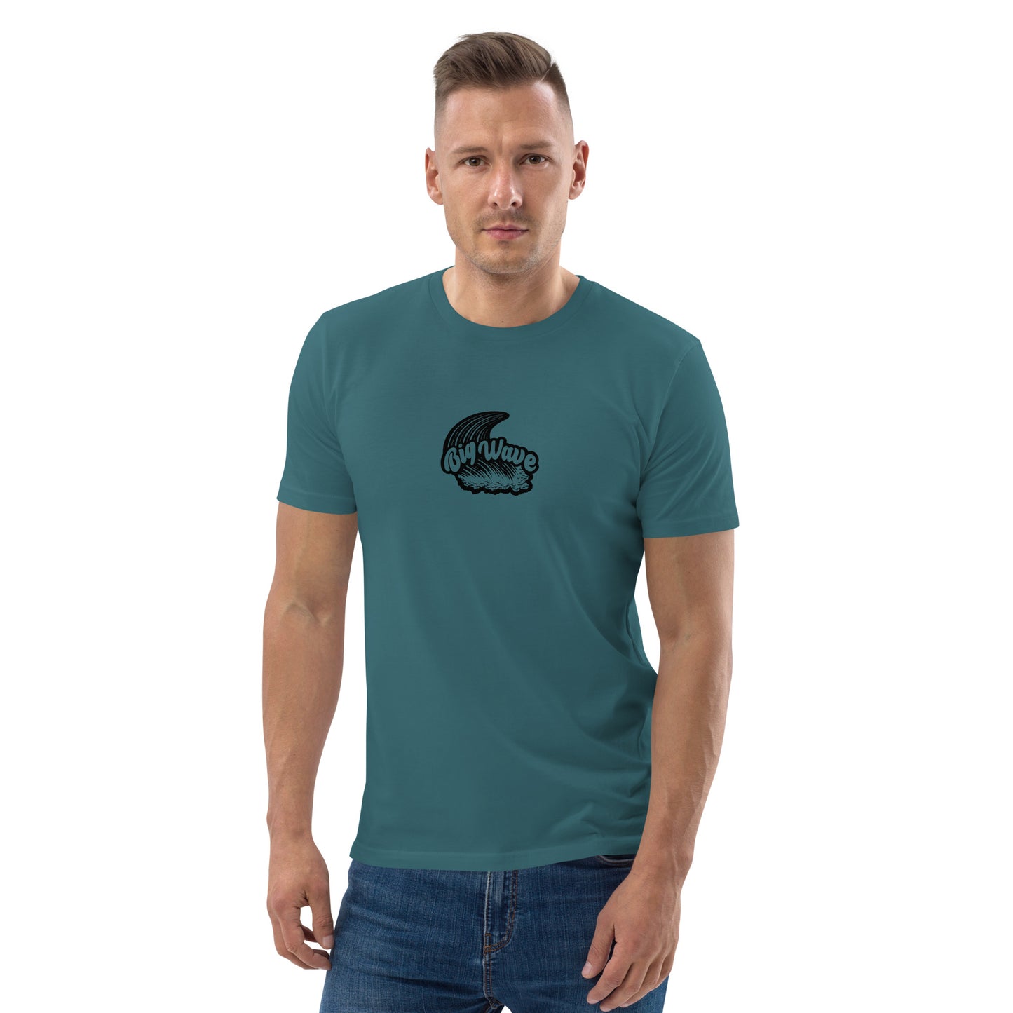 Camiseta de algodón orgánico BIG WAVE