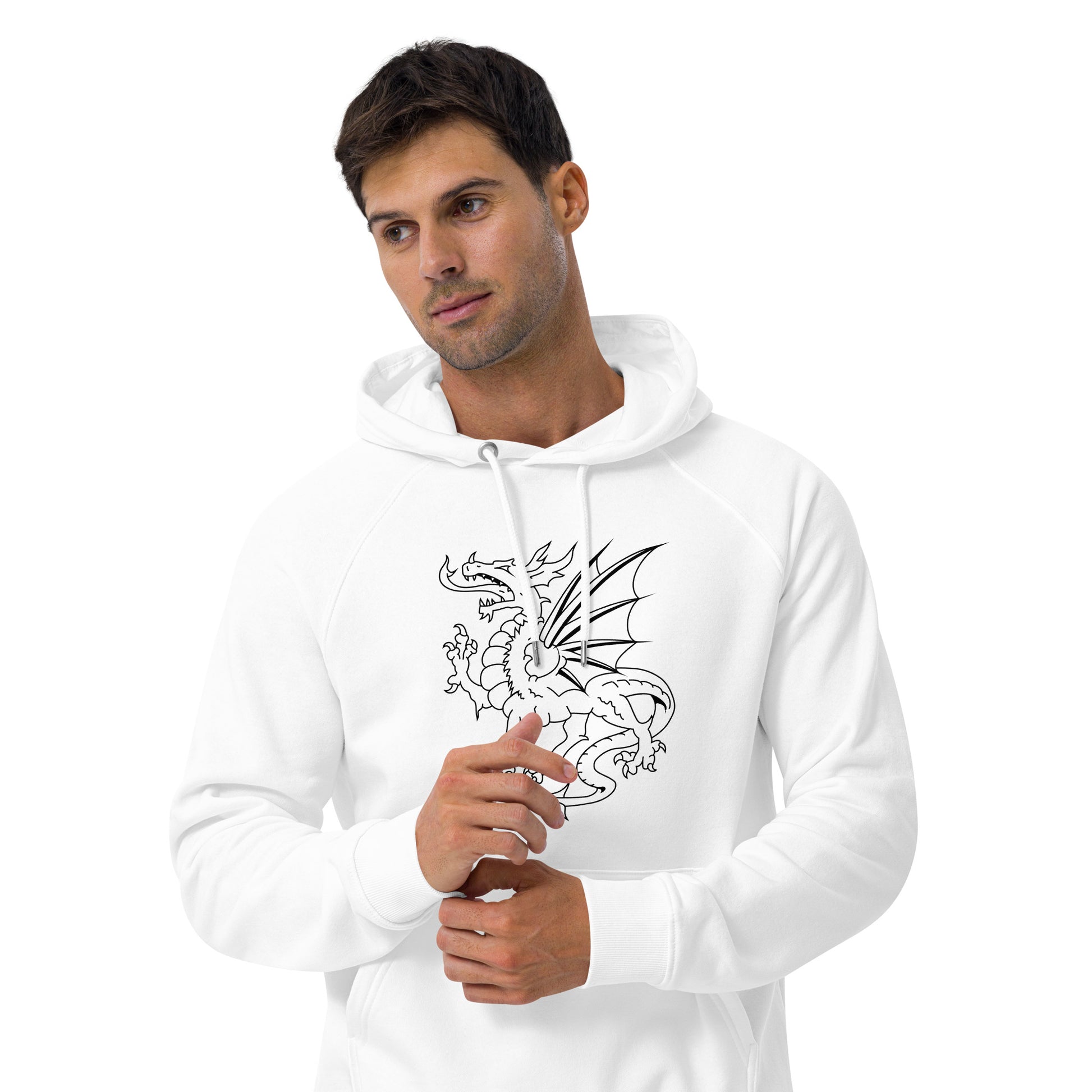 sudadera algodón ecológico dragón